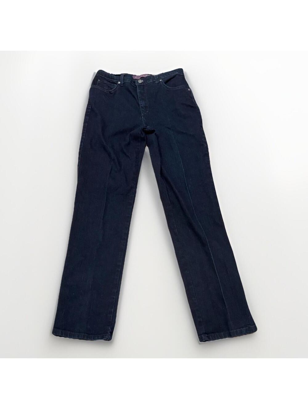 Gloria Vanderbilt Amanda Dark Wash Straight Leg Jeans Women’s 6